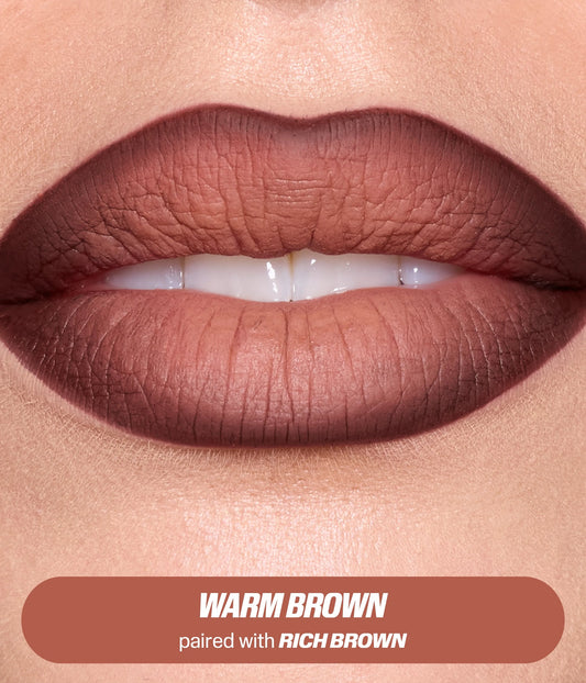 WARM BROWN LIP DUO - US 3356