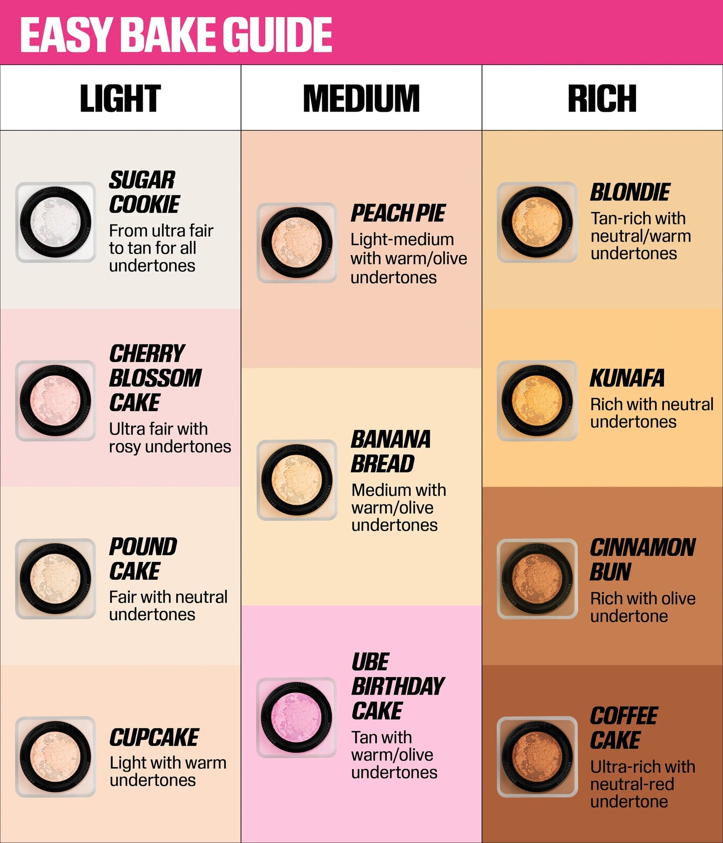 EASY BAKE LOOSE BAKING & SETTING POWDER - US 3239
